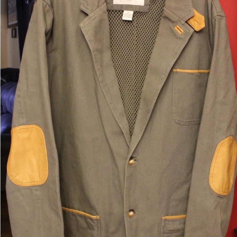 Orvis Olive Fly Fishing Jacket with Tan Details